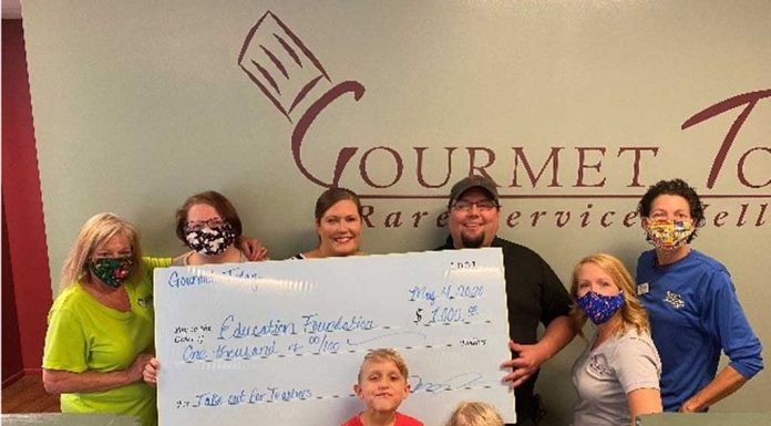 Gourmet Today Donates $1,000 to The Education Foundation of Lake Count