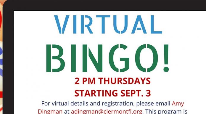 City Of Clermont To Launch New Virtual Bingo Program For Seniors