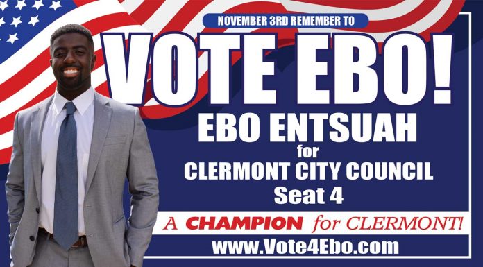 Ebo Entsuah Is Running For Clermont City Council