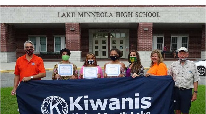 Kiwanis Club of South Lake Awards Scholarships To Lake Minneola High School Graduates
