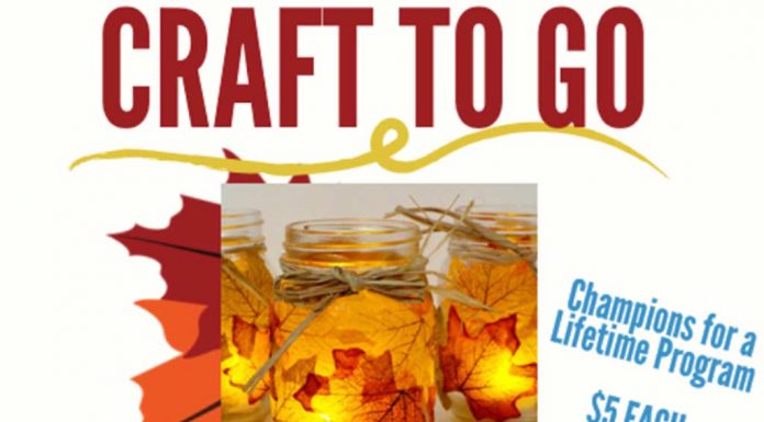 Senior “Craft To Go” Activity Starting Sept 21 Through October 2
