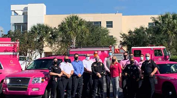 Lake County First Responders Go Pink for Breast Cancer Awareness