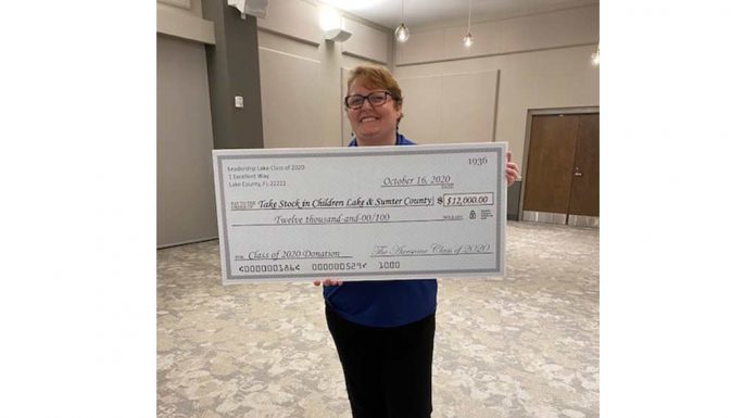 Leadership Lake County Class Of 2020 Donates $12,000 To Take Stock In Children Of Lake And Sumter