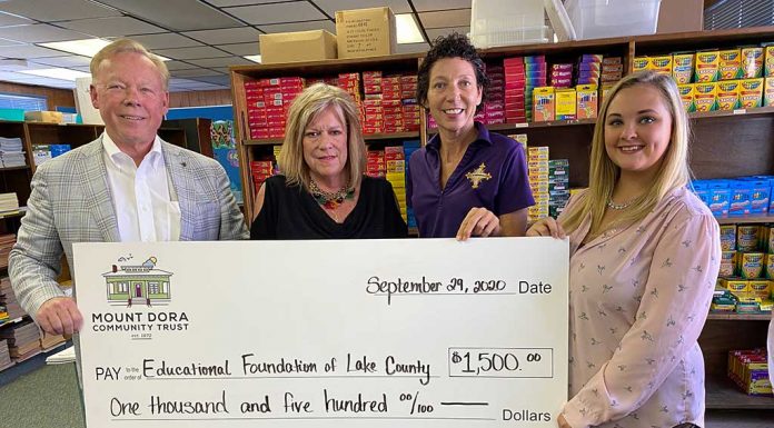 Mount Dora Community Trust’s $1,500 Grant To Help Students Improve Reading Scores