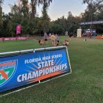 Finish Chute of the course at Apalachee Regional Park