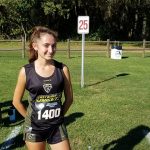 Mackenzie at start line