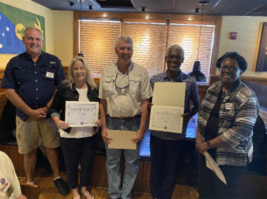 Kiwanis Club of Clermont Welcomes Four New Members In April