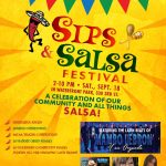 Sips & Salsa 2021 Poster