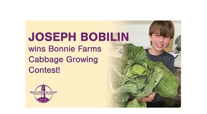 Montverde Academy 3rd Grader Wins Bonnie Farms Cabbage Growing Contest