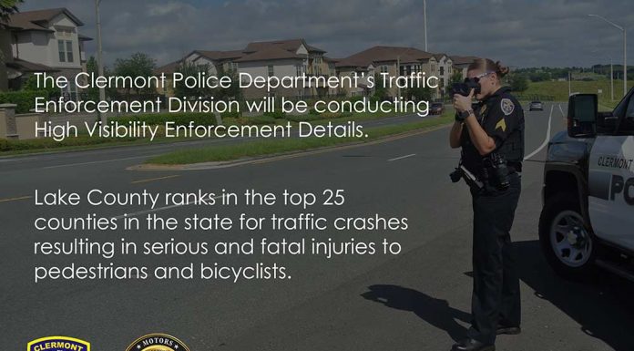 Clermont Police Traffic Enforcement Division to Conduct High Visibility Enforcement Details