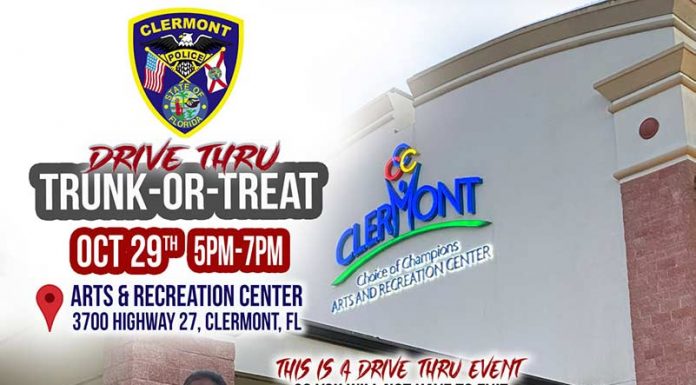 Clermont Police To Host Drive-Thru Trunk Or Treat for Halloween (Oct 29)