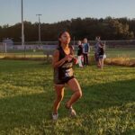 Junior Lina Maldonado Approaching Finish Line