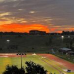 Sunrise and NTC Track just prior to the start of the FCA Preseason Invitational