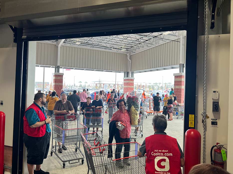 Costco Wholesale Opens To Crowds In Clermont