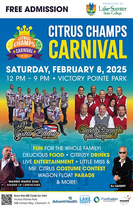 Citrus Champs Carnival Makes Grand Debut in South Lake County February 8th Citrus Champs