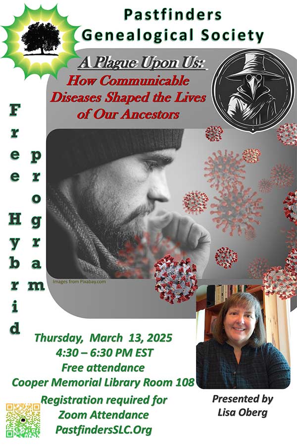 私たちの疫病：私たちの先祖の生活をどのように伝えるか（3月13日）