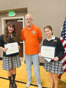 Allexa and with Minneola Mayor Pat Kelley