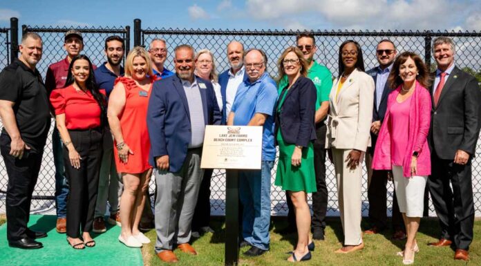 Lake-Sumter State College Dedicates Lake Jem Farms Beach Volleyball Court Complex
