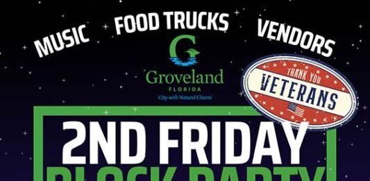 Groveland’s 2nd Friday Block Party (Nov 14)