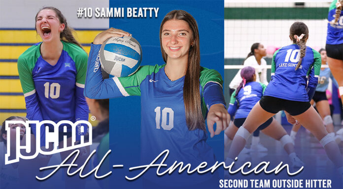 Lake-Sumter State College Student-Athlete Samantha Beatty Named NJCAA DII Volleyball All-American