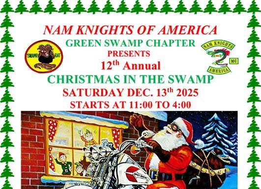 Nam Knights MC Green Swamp Chapter Invites Community To Support 12th Annual Toy Drive
