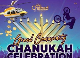 Menorahs Shining Brighter Than Ever In Lake County with Surging Jewish Pride And Confidence