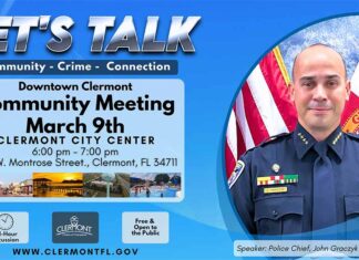 Let’s Talk Says Clermont Police Chief John Graczyk (March 9)
