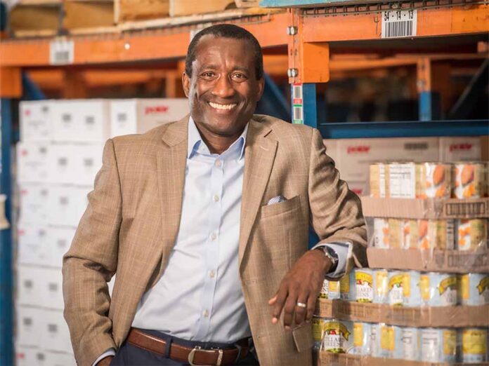 Derrick Chubbs Headshot inside SHFBCF warehouse