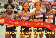 Girls Indoor Track And Field 4 x 200 Wins Back-to-Back National Titles
