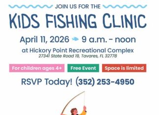 Lake County Hosts Annual Kids’ Fishing Clinic (April 11)