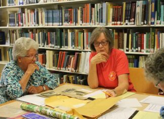 The Genealogy Room at Cooper Memorial Library