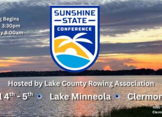 Sunshine State Invitational Regatta Brings Top Division II Collegiate Rowing Programs to Clermont, Florida