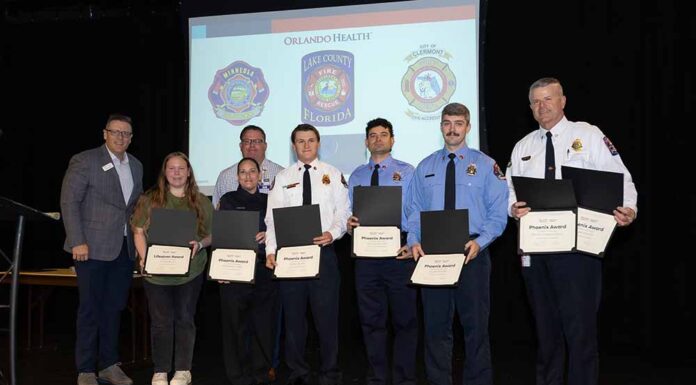 Orlando Health Recognizes Fire and Emergency Medical Services Crews In Lake County With Awards Ceremony Lake County, Clermont, and Minneola Fire Department Crews Were Honored