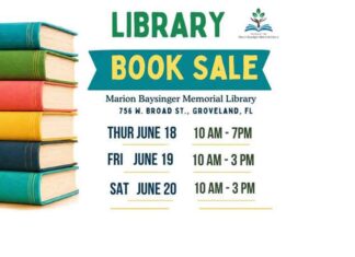 Friends of Marion Baysinger Memorial Library to Host Community Book Sale Fundraiser