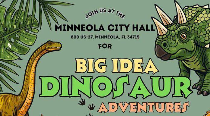 Ready For A Prehistoric Adventure? Check Out The Big Dinosaur Event At the Minneola City Hall