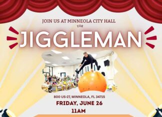 Come Witness The Amazing JiggleMan FREE Summer Reading Event At Minneola City Hall Gym