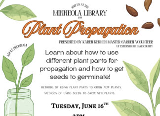 Plant Propagation Presentation At The Minneola Library (June 16)