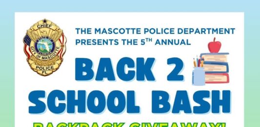Mascotte Police Department Prepares for 5th Annual Back-to-School Backpack Giveaway