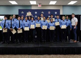 Lake County Fire Rescue Celebrates Second In-House Paramedic Graduation