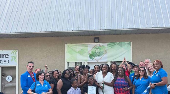 Platinum Hair Studio Was Recently Welcomed As A Member Of The South Lake Chamber of Commerce During A Ribbon-Cutting Ceremony.”