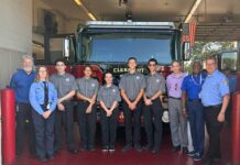 Clermont Welcomes Engine 102 At A “Push-Back” Ceremony
