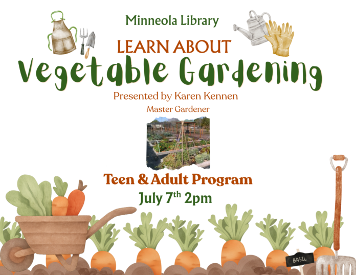 Vegetable Gardening Class Flyer