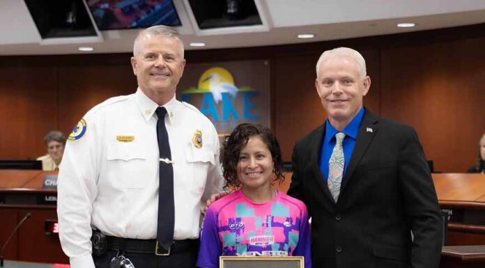 Lake County Recognizes Gaby Suver For Commitment To Roadway Safety