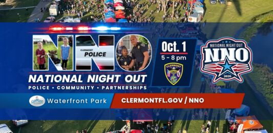 National Night Out At Clermont Waterfront Park (October 1)