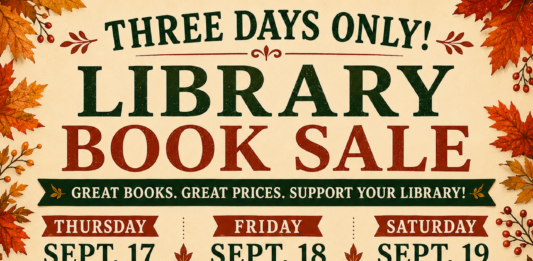 Groveland Library Book Sale (Sept 17 – 19)