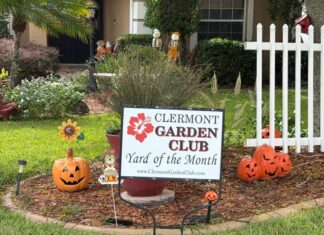 The Yard Of The Month Chosen By The Clermont Garden Club