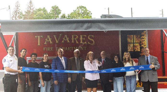 Tavares Fire Department Unveils New Mobile Fire Safety Education Equipment