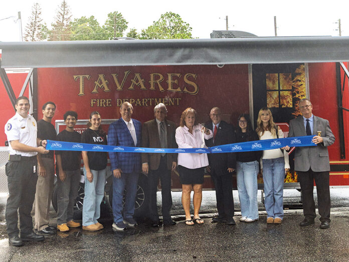 Ribbon Cutting - Tavares Fire Department Mobile Fire Safety Trailer