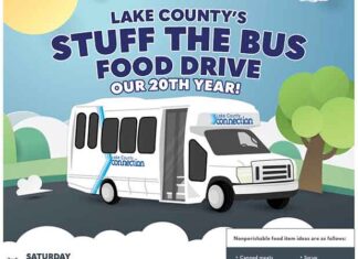 Lake County To Host The 20th Annual Stuff the Bus Food Drive (Oct 24)