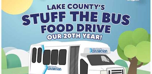 Lake County To Host The 20th Annual Stuff the Bus Food Drive (Oct 24)